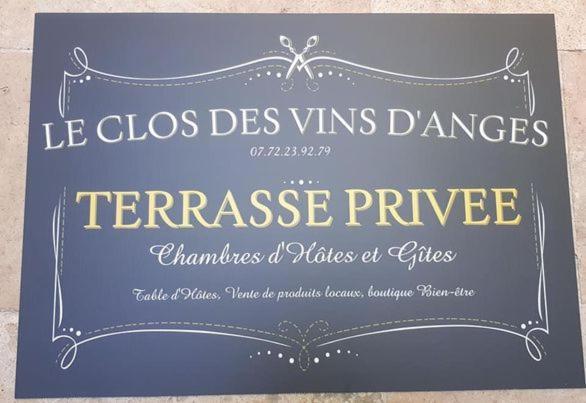 Chambre D'Hote Au Jardin Le Clos Des Vins D'Anges Saint-Pierre-des-Champs Exteriér fotografie